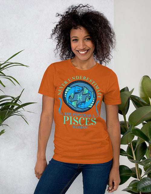 Load image into Gallery viewer, Zodiac Sign Pisces Short-Sleeve Unisex T-Shirt
