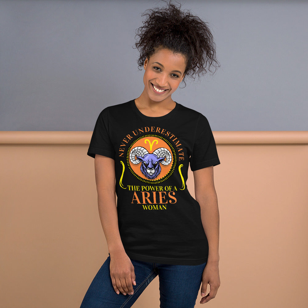 Zodiac Sign Aries Short-Sleeve Unisex T-Shirt