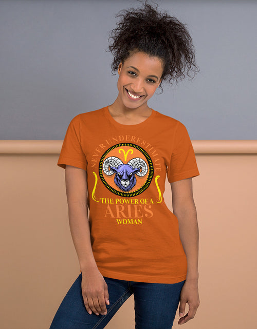 Load image into Gallery viewer, Zodiac Sign Aries Short-Sleeve Unisex T-Shirt
