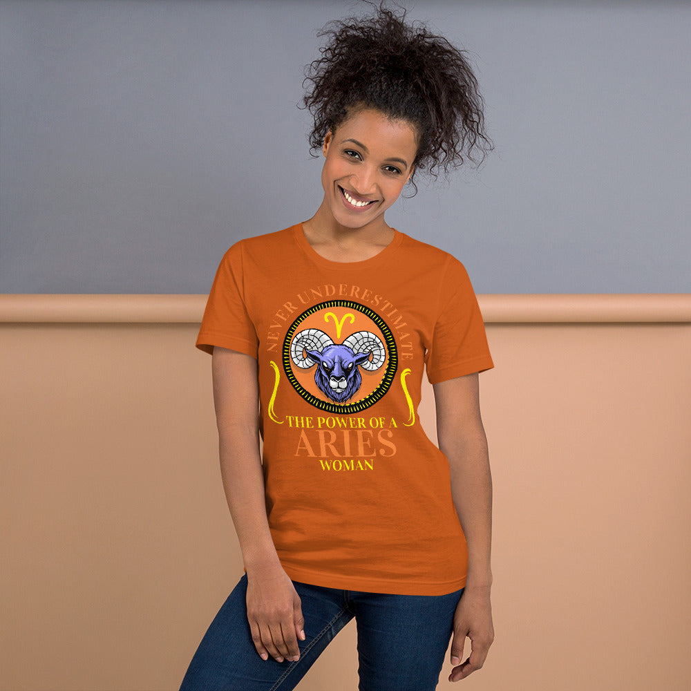 Zodiac Sign Aries Short-Sleeve Unisex T-Shirt