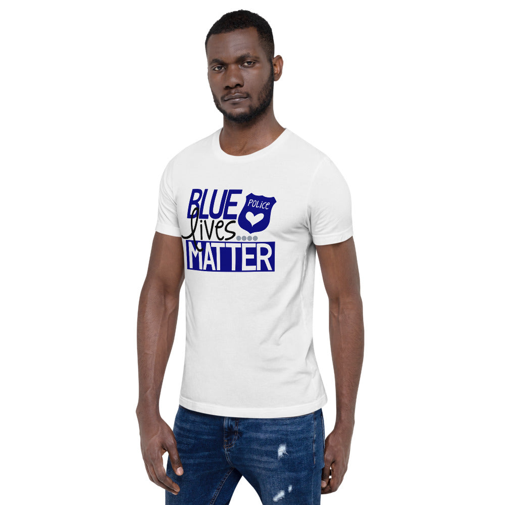 Blue Lives Matter Short-Sleeve Unisex T-Shirt