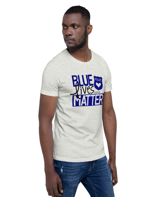 Load image into Gallery viewer, Blue Lives Matter Short-Sleeve Unisex T-Shirt
