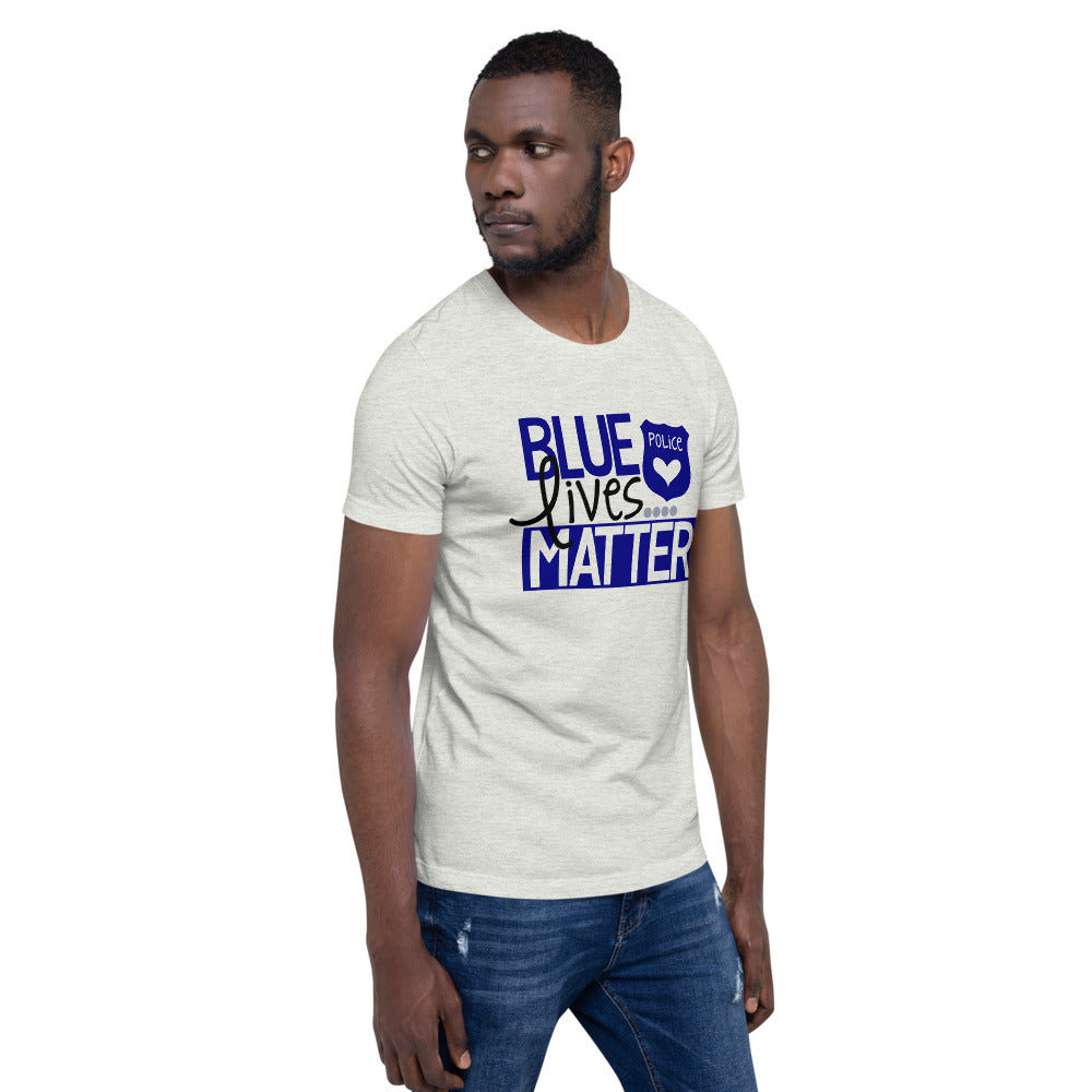 Blue Lives Matter Short-Sleeve Unisex T-Shirt