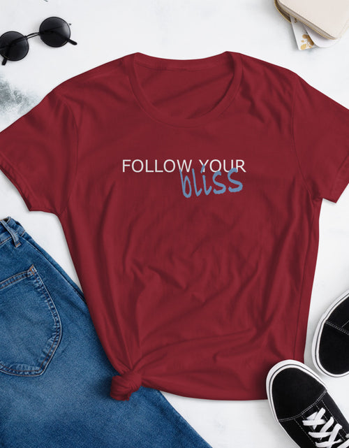 Load image into Gallery viewer, Follow Your Bliss Women&#39;s short sleeve t-shirt
