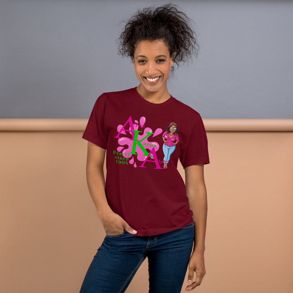 Alpha Kappa Alpha - Pretty Since 1908 AKA T-Shirt Red