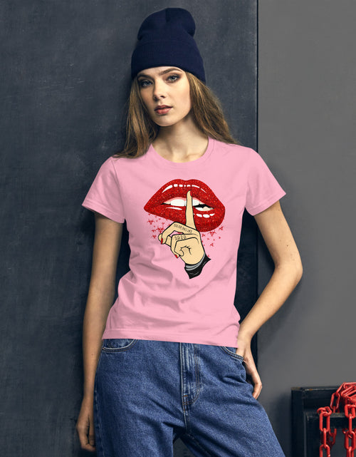 Load image into Gallery viewer, Quarantine Lips Women&#39;s short sleeve t-shirt
