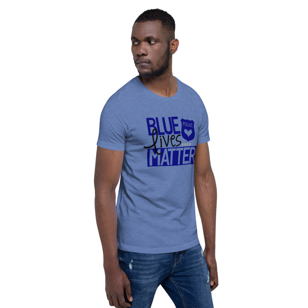 Blue Lives Matter Short-Sleeve Unisex T-Shirt