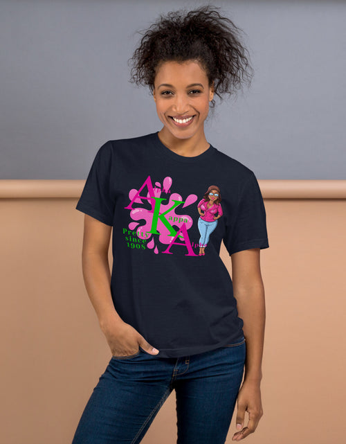 Load image into Gallery viewer, Alpha Kappa Alpha - Pretty Since 1908 AKA T-Shirt Gray
