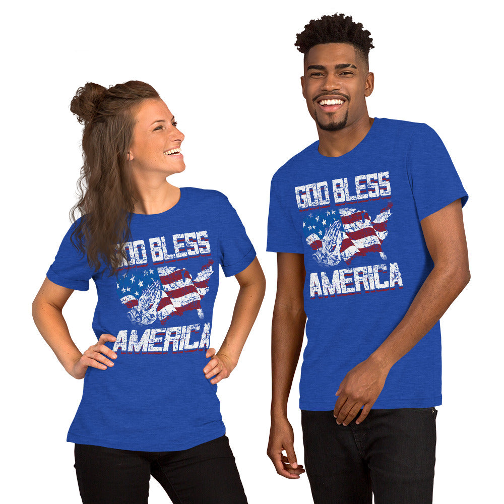 God Bless America Short-Sleeve Unisex T-Shirt