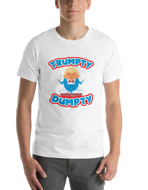 Load image into Gallery viewer, White Trumpty Dumpty Short-Sleeve Unisex T-Shirt
