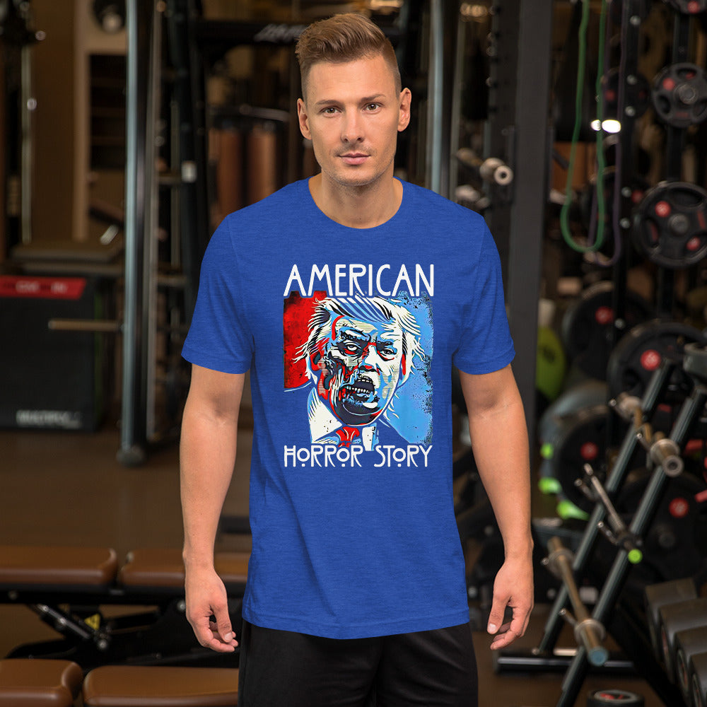 Blue American Horror Story Short-Sleeve Trump Unisex T-Shirt