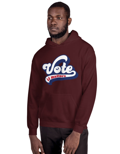 Load image into Gallery viewer, Vote It Matters Unisex Hoodie
