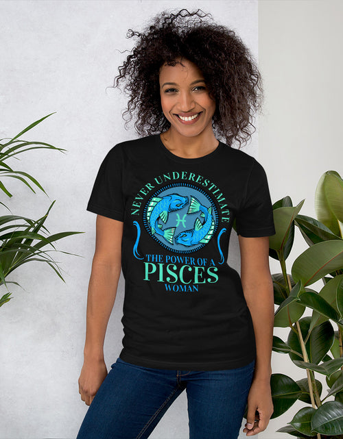 Load image into Gallery viewer, Zodiac Sign Pisces Short-Sleeve Unisex T-Shirt
