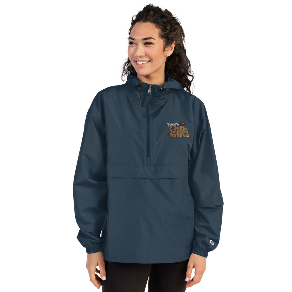 Trooper's Wife Embroidered Champion Packable Jacket