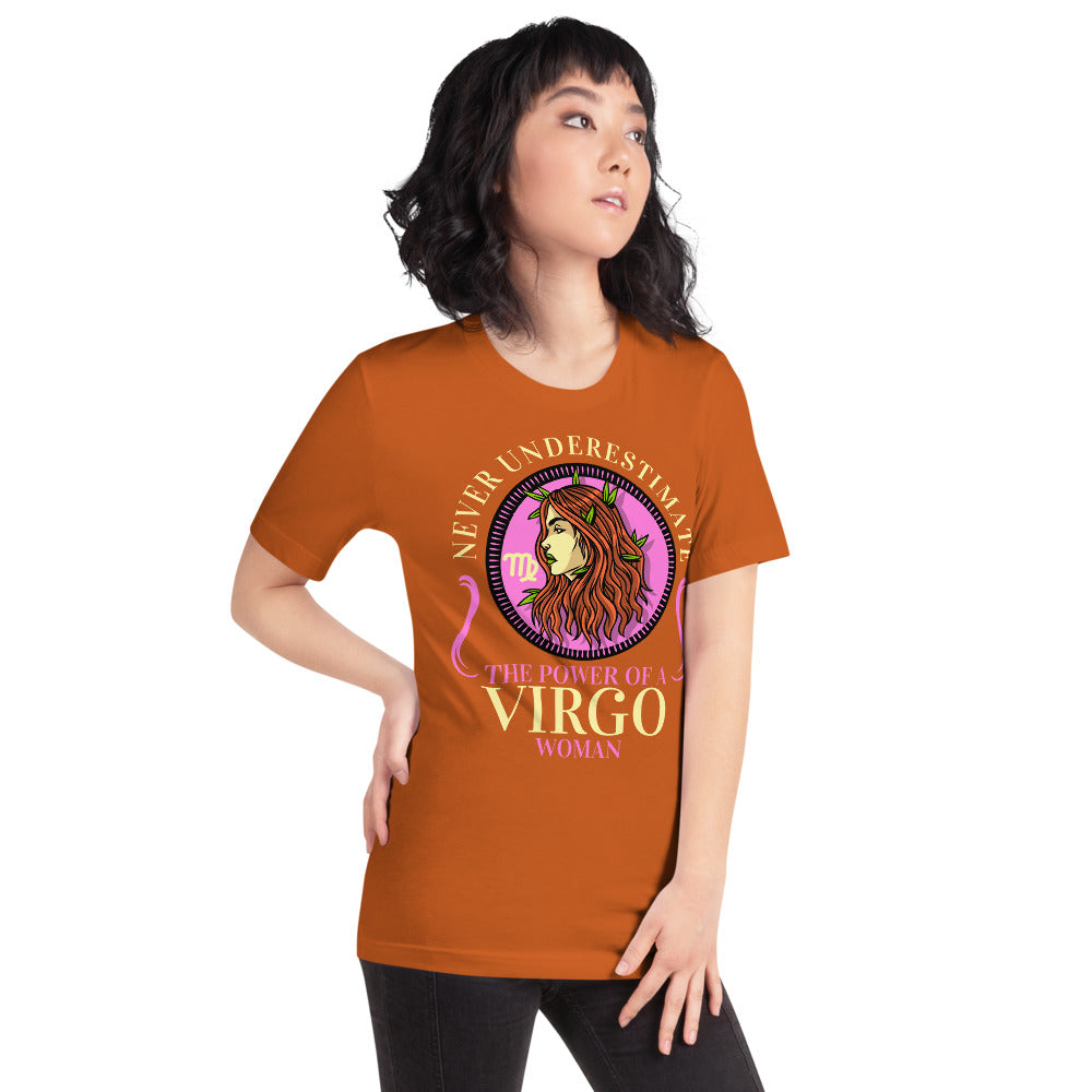 Zodiac Sign Virgo Short-Sleeve Unisex T-Shirt