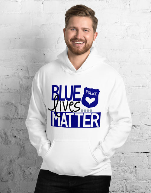 Load image into Gallery viewer, Blue Lives Matter Unisex Hoodie
