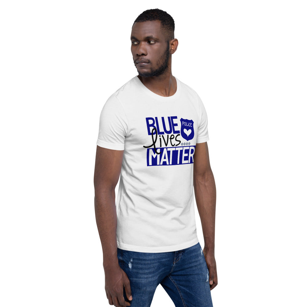 Blue Lives Matter Short-Sleeve Unisex T-Shirt