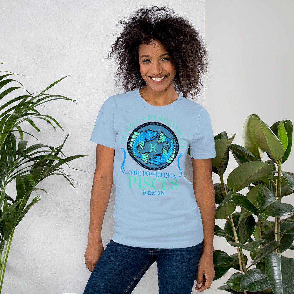 Zodiac Sign Pisces Short-Sleeve Unisex T-Shirt