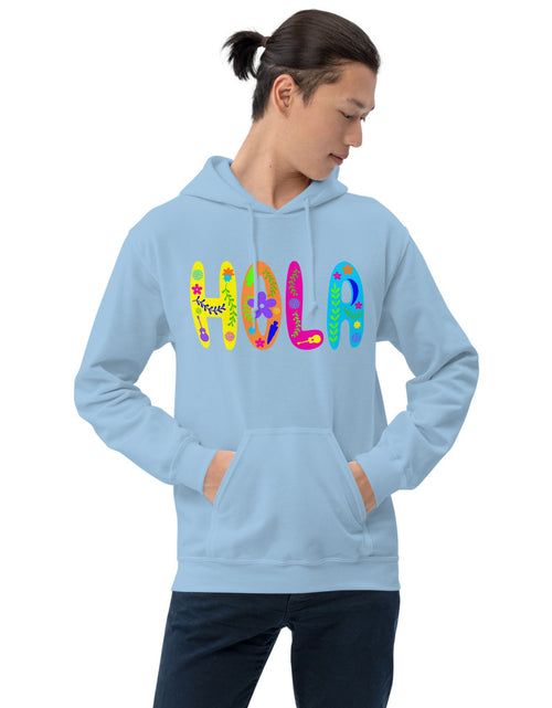 Load image into Gallery viewer, Hola Colorful Unisex Hoodie
