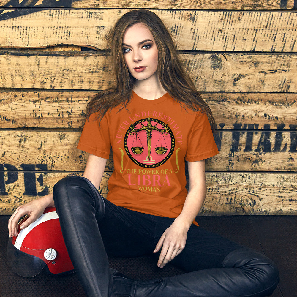 Zodiac Sign Libra Short-Sleeve Unisex T-Shirt