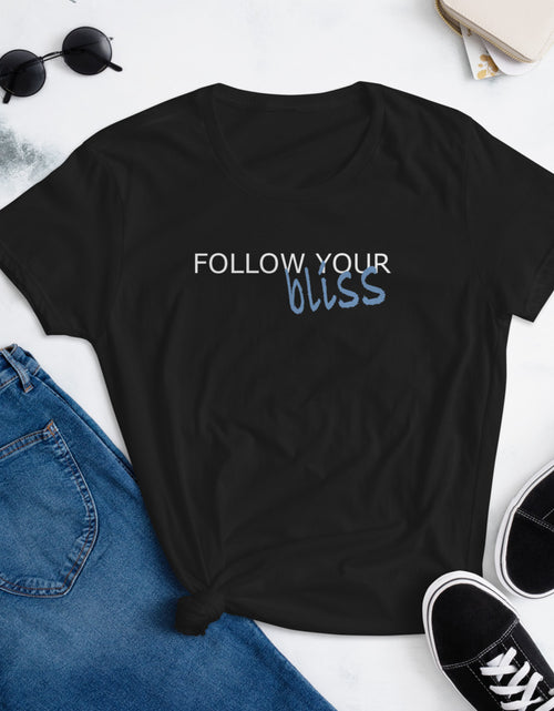 Load image into Gallery viewer, Follow Your Bliss Women&#39;s short sleeve t-shirt
