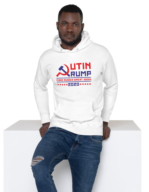 Load image into Gallery viewer, Putin Trump 2020 Make Russia Great Again Unisex Hoodie
