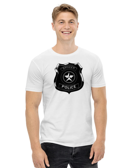 Load image into Gallery viewer, Police Officers Badge Men&#39;s staple tee
