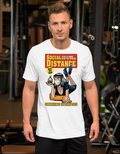 Load image into Gallery viewer, Social Distancing - Wash Your Hands Short-Sleeve Unisex T-Shirt
