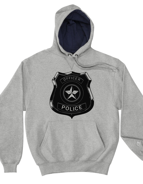 Load image into Gallery viewer, Police Officers Badge Champion Hoodie
