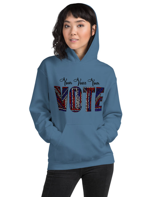 Load image into Gallery viewer, You Voice Your Vote Unisex Hoodie
