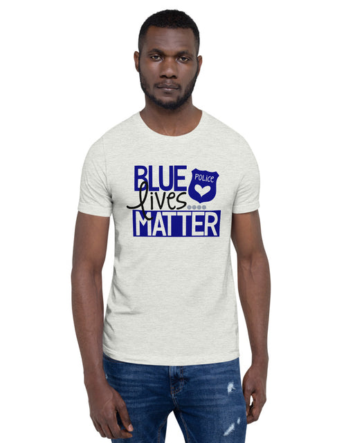 Load image into Gallery viewer, Blue Lives Matter Short-Sleeve Unisex T-Shirt
