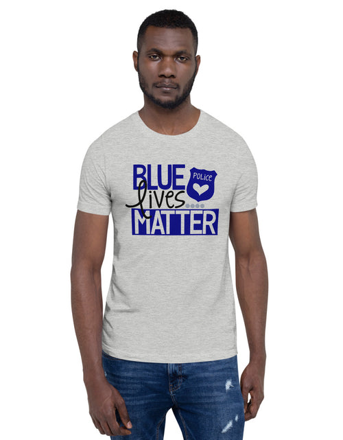 Load image into Gallery viewer, Blue Lives Matter Short-Sleeve Unisex T-Shirt
