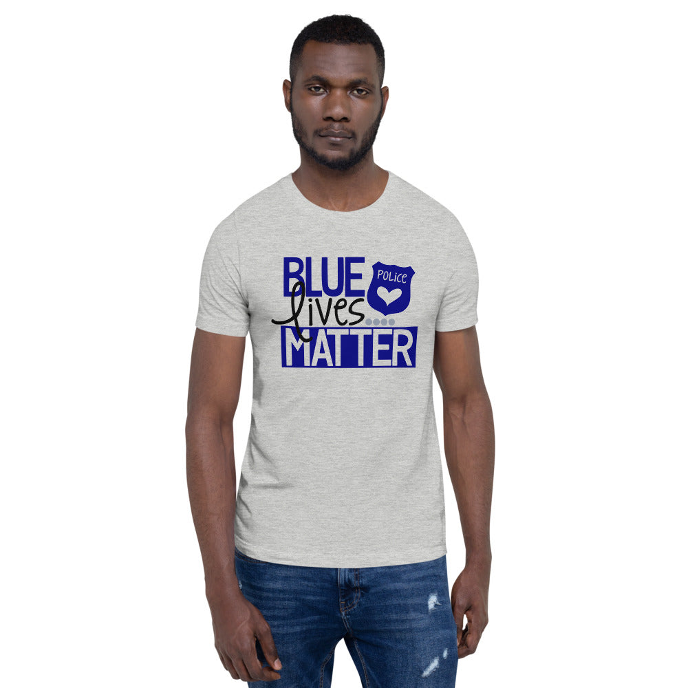 Blue Lives Matter Short-Sleeve Unisex T-Shirt