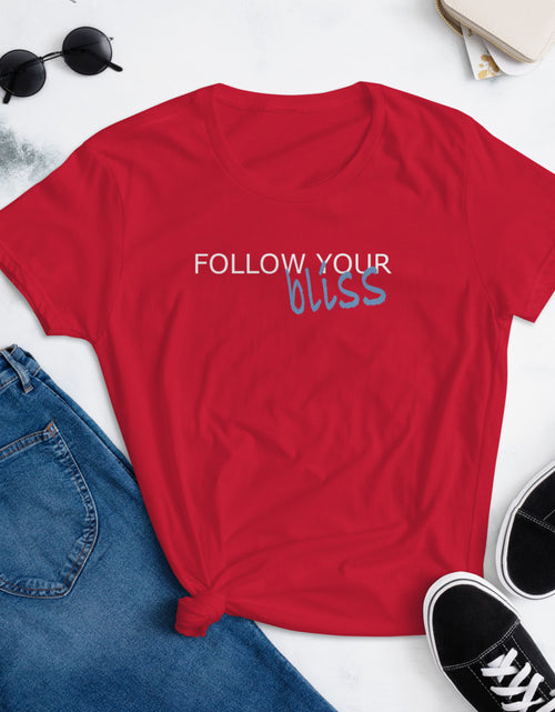 Load image into Gallery viewer, Follow Your Bliss Women&#39;s short sleeve t-shirt
