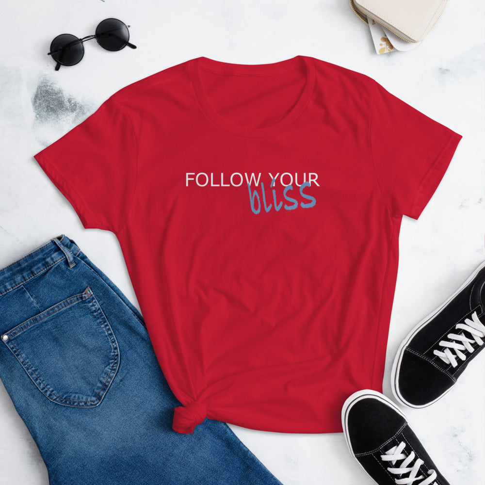 Follow Your Bliss Women's short sleeve t-shirt