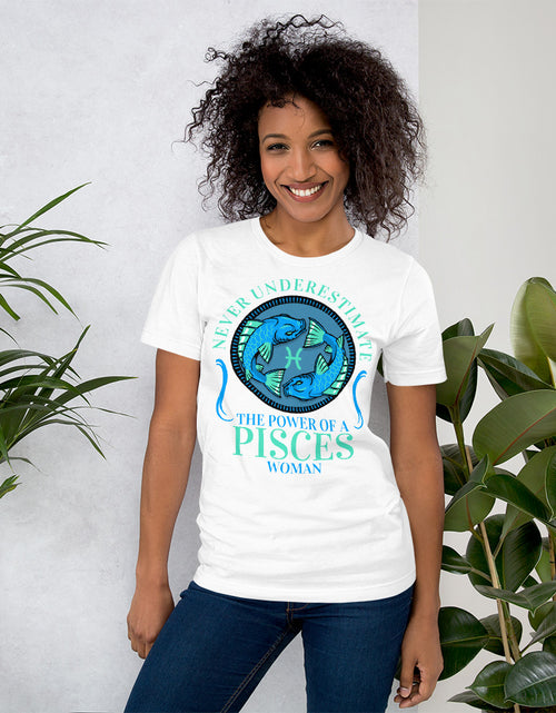 Load image into Gallery viewer, Zodiac Sign Pisces Short-Sleeve Unisex T-Shirt
