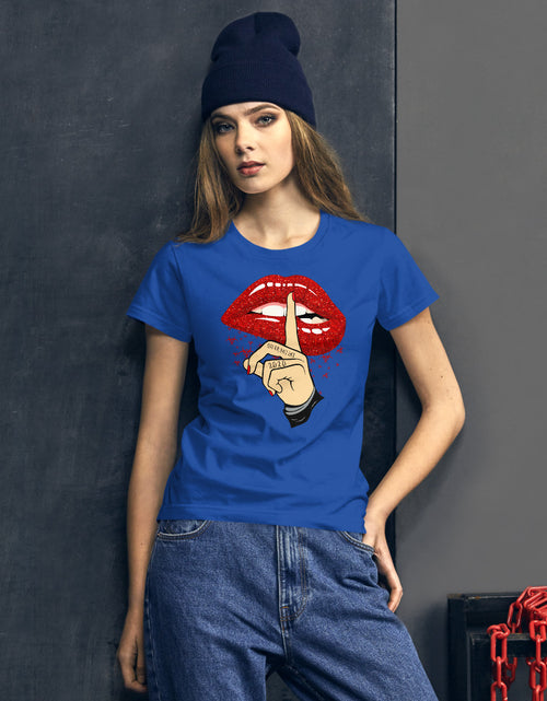 Load image into Gallery viewer, Quarantine Lips Women&#39;s short sleeve t-shirt
