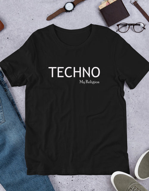 Load image into Gallery viewer, TECHNO Short-Sleeve Unisex T-Shirt
