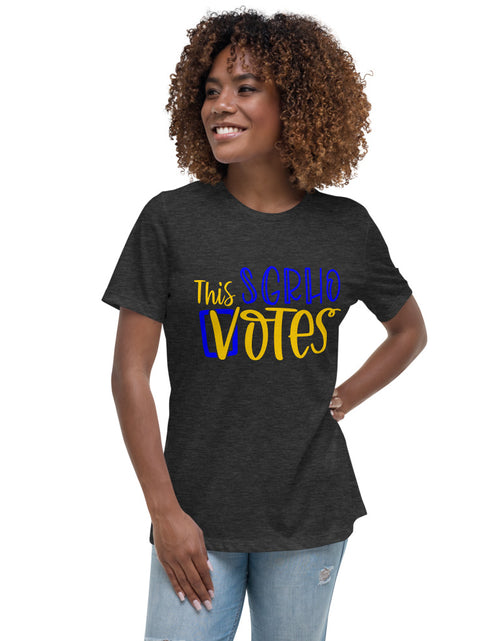 Load image into Gallery viewer, This SGRHO Votes Sigma Gamma Rho T-Shirt Gray
