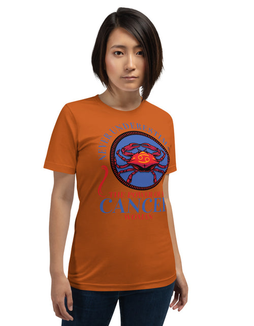 Load image into Gallery viewer, Zodiac Sign Cancer Short-Sleeve Unisex T-Shirt
