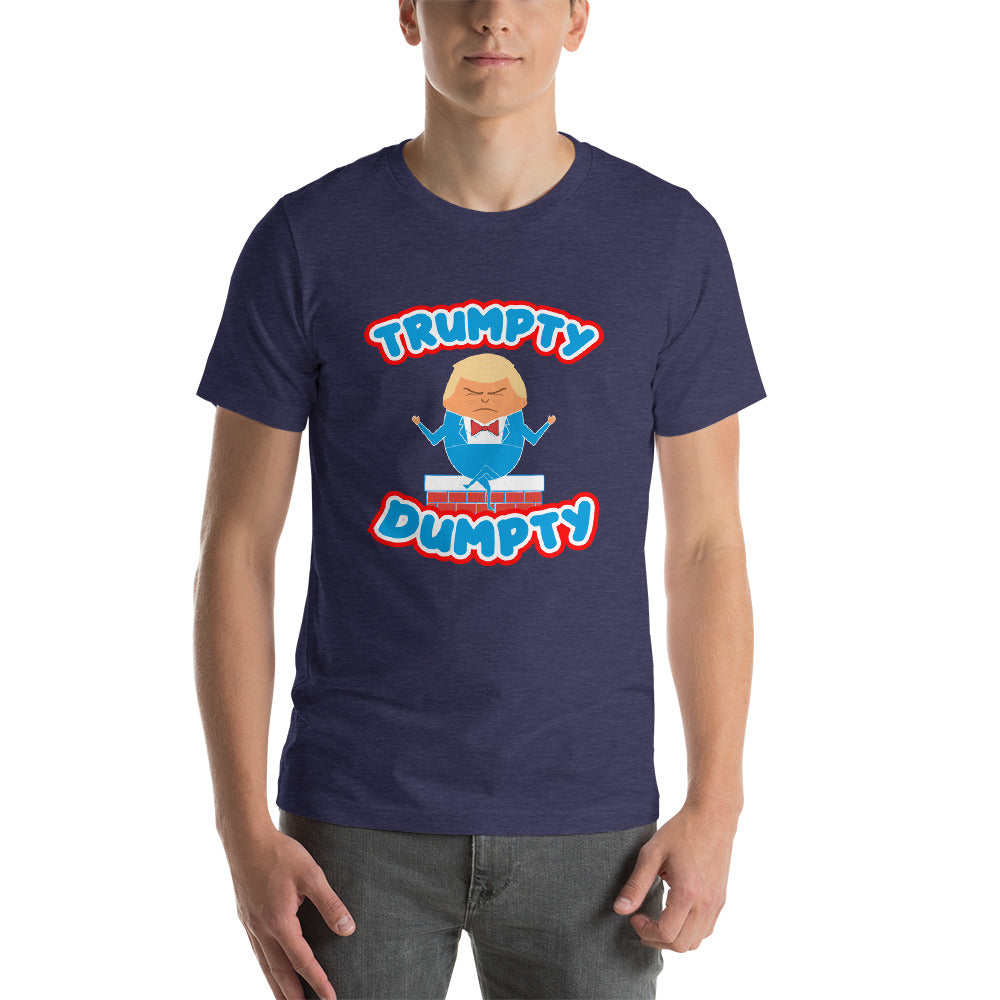 Navy Trumpty Dumpty Short-Sleeve Unisex T-Shirt