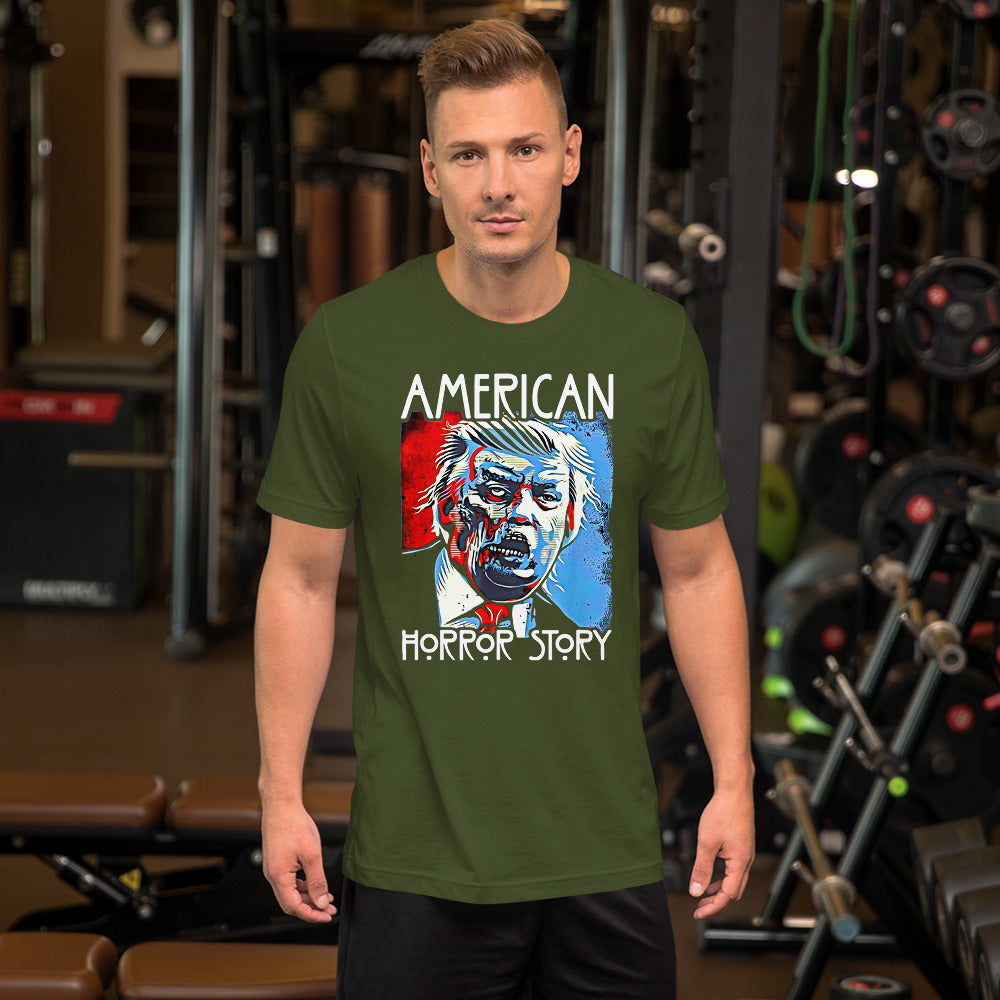 Green D Trump American Horror Story Short-Sleeve Unisex T-Shirt