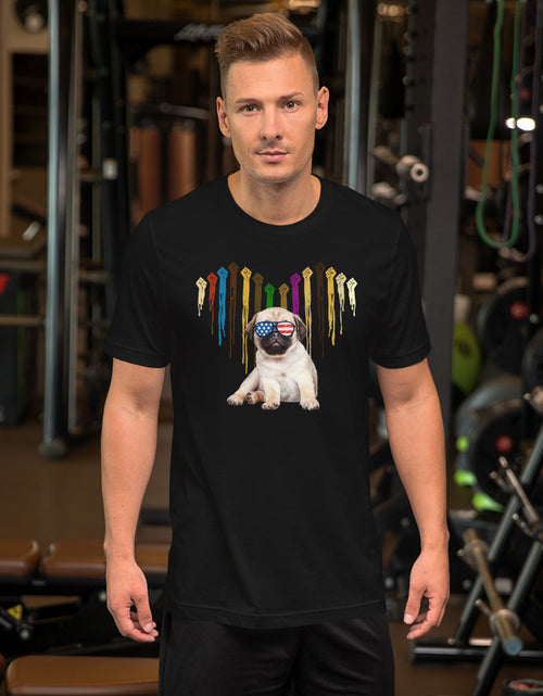 Load image into Gallery viewer, Pro Human Rights - Pro American Doggy Black T-Shirt
