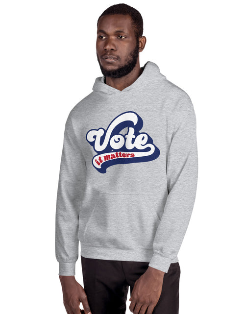 Load image into Gallery viewer, Vote It Matters Unisex Hoodie
