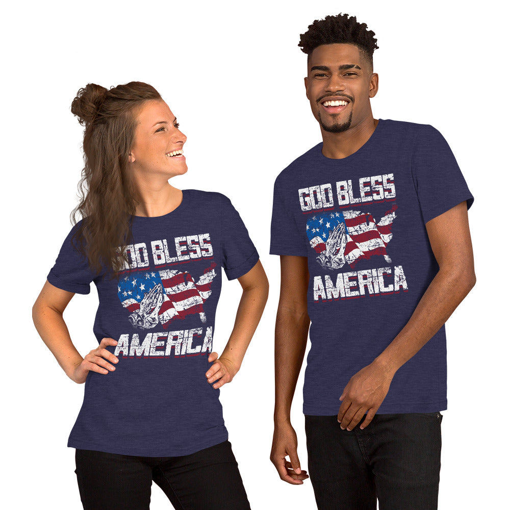 God Bless America Short-Sleeve Unisex T-Shirt