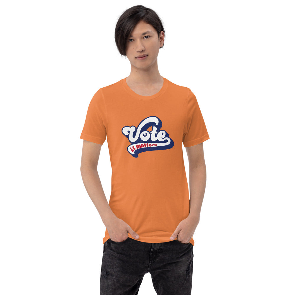 Vote It Matters Short-Sleeve Unisex T-Shirt