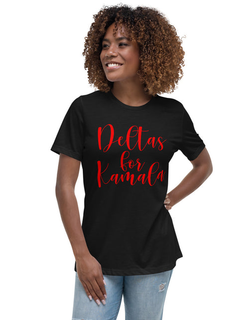 Load image into Gallery viewer, Deltas For Kamala Women&#39;s Relaxed T-Shirt
