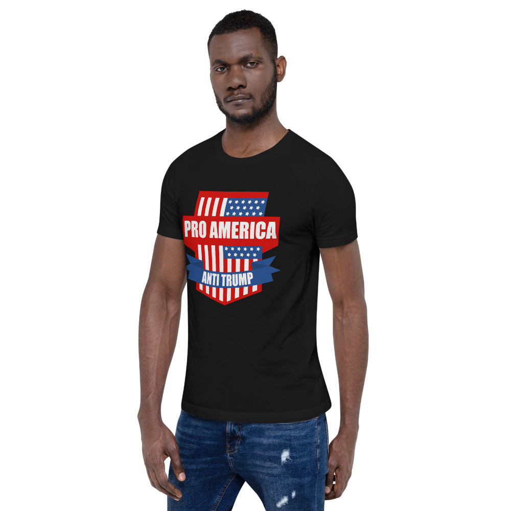 Pro-American, Anti-Trump Short Sleeve  T-shirt