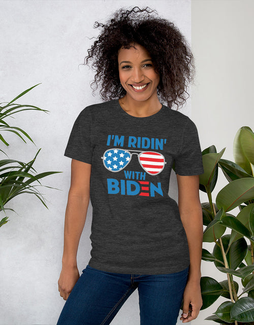 Load image into Gallery viewer, I&#39;m Ridin With Biden 2020 Gray T-Shirt
