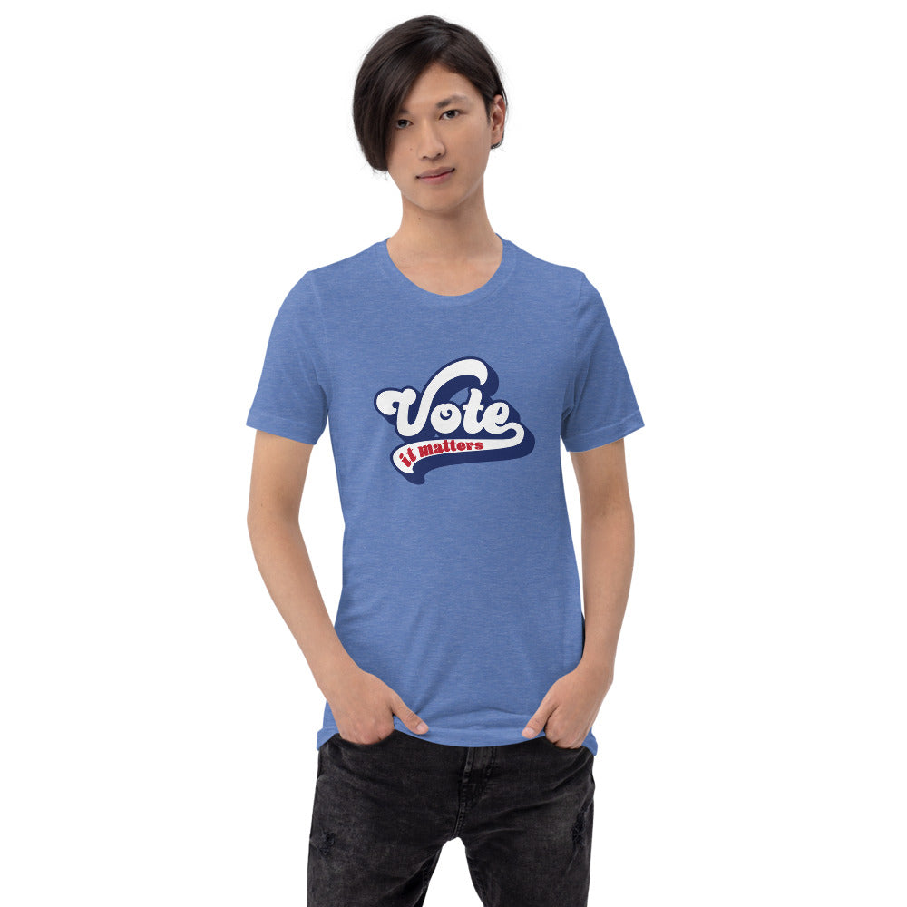 Vote It Matters Short-Sleeve Unisex T-Shirt